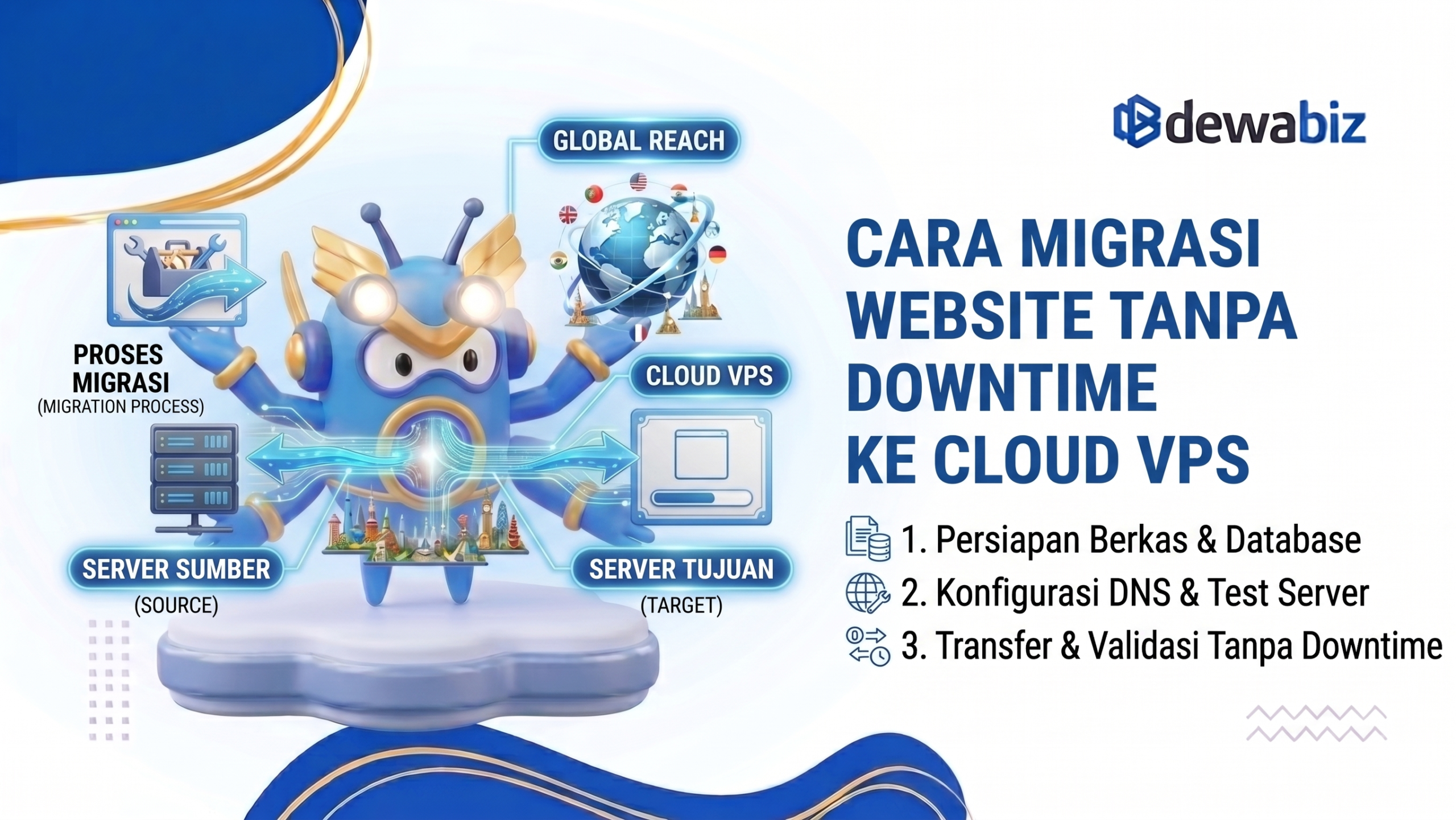 Cara Migrasi Website Tanpa Downtime ke Cloud VPS